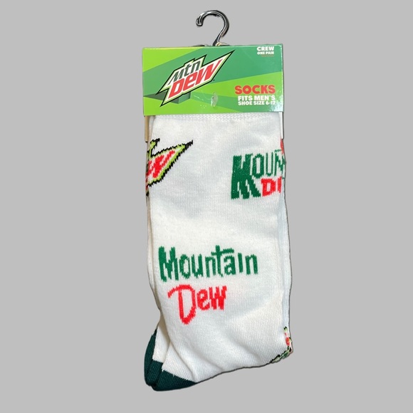 Froot Loops Mountain Dew Ritz Men’s Crew Socks 3 pair Size 6-12 - Picture 4 of 7